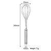 Stainless Steel Kitchen Whisk, Balloon Whisk, Thick Stainless Steel Wire Strong Handles