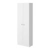 Buxton Rectangle 2-Door Storage Tall Cabinet White