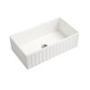 Inch White Farmhouse Sink Deep Apron Sink Undermount Farmhouse Kitchen Sink Single Farm Sink