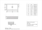 Inch White Farmhouse Sink Deep Apron Sink Undermount Farmhouse Kitchen Sink Single Farm Sink