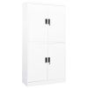 Office Cabinet White 35.4"x15.7"x70.9" Steel