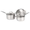 Chef's Classic Stainless Steel 11 Piece Cookware Set (77-11G)