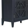 62.2'' Accent Cabinet Modern Console Table for Living Room Dining Room With 3 Doors and Adjustable Shelves