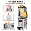 VEVOR 2 x 12L / 3.2 Gal Commercial Slush Machine Margarita Smoothie Frozen Drink