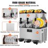 VEVOR 2 x 12L / 3.2 Gal Commercial Slush Machine Margarita Smoothie Frozen Drink