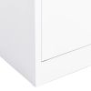 Office Cabinet White 35.4"x15.7"x70.9" Steel